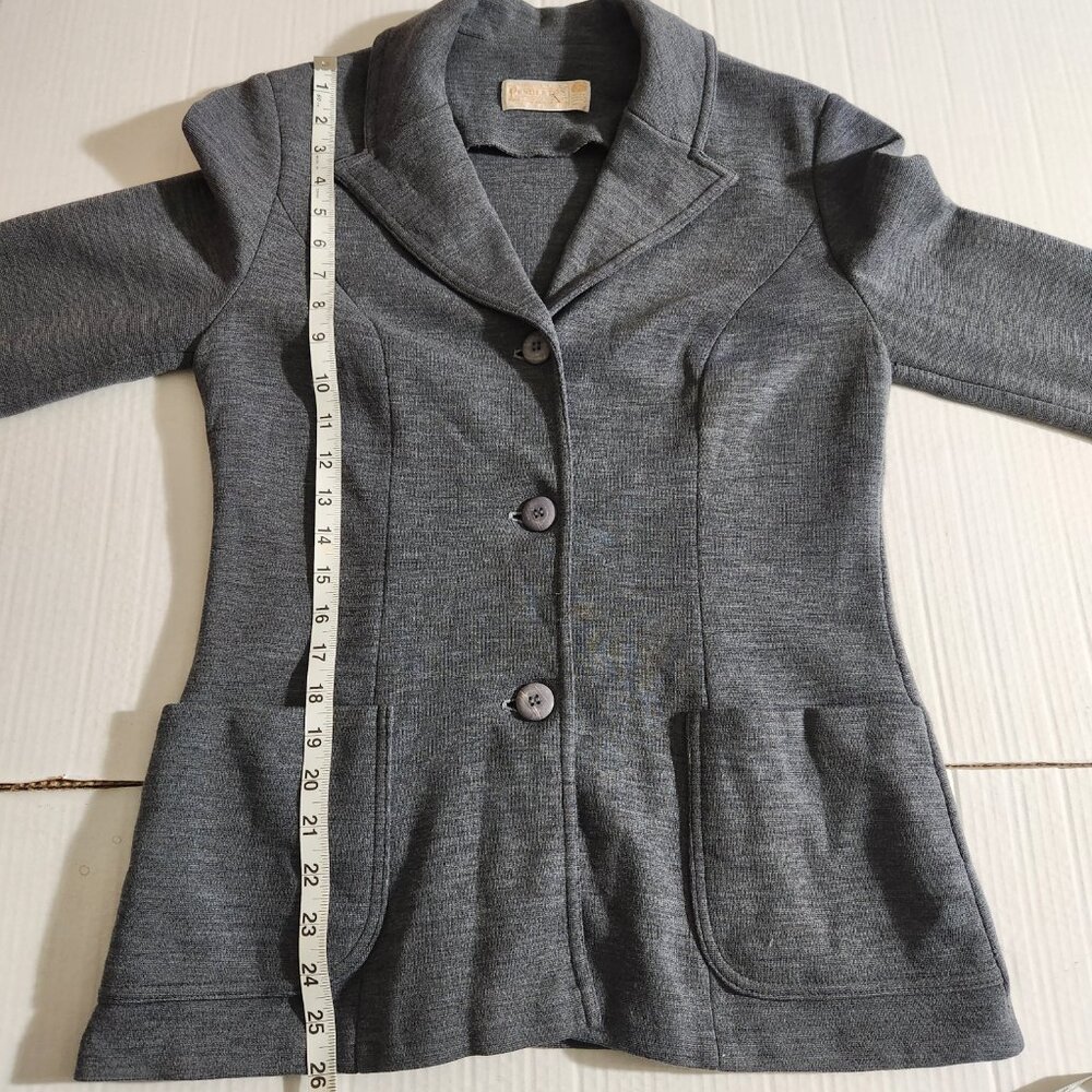Pendleton Women's Size Medium Gray Three Button F… - image 14